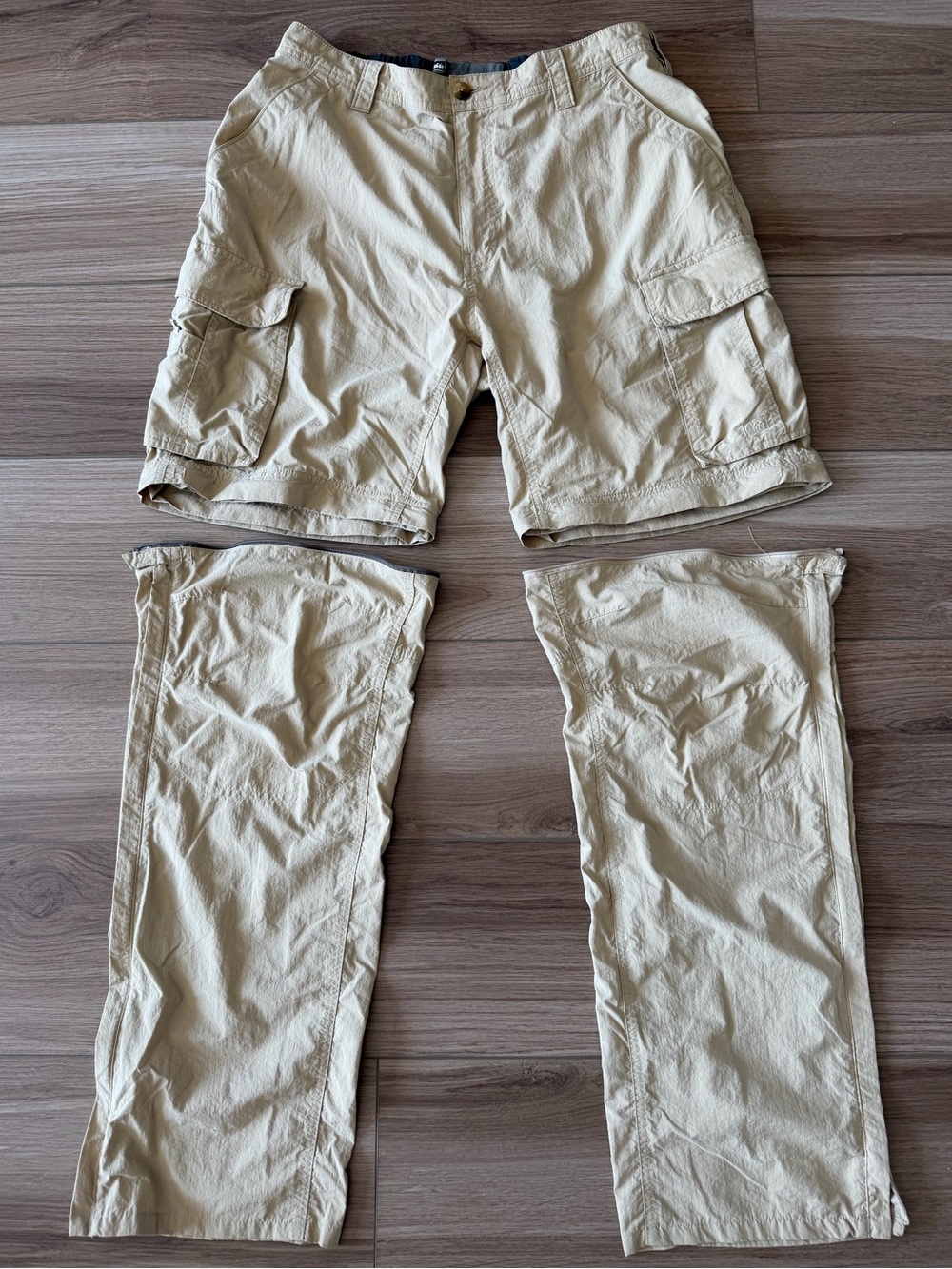 REI Convertible Cargo Khaki Shorts Pants